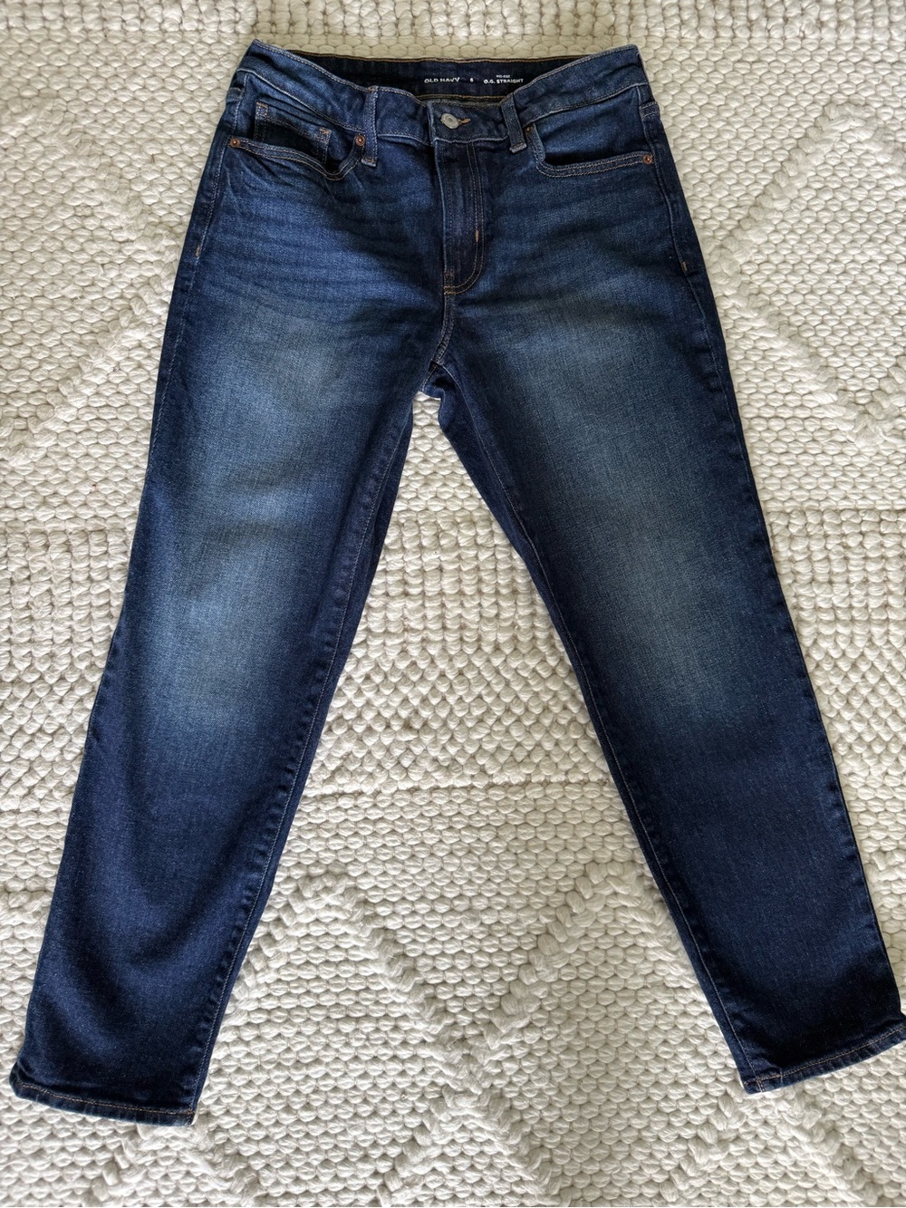 Old Navy Women's Mid-Rise OG Straight Leg Jeans